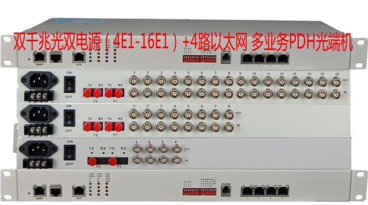 雙千兆光雙電源4E1-16E1 PDH光端機(jī).jpg