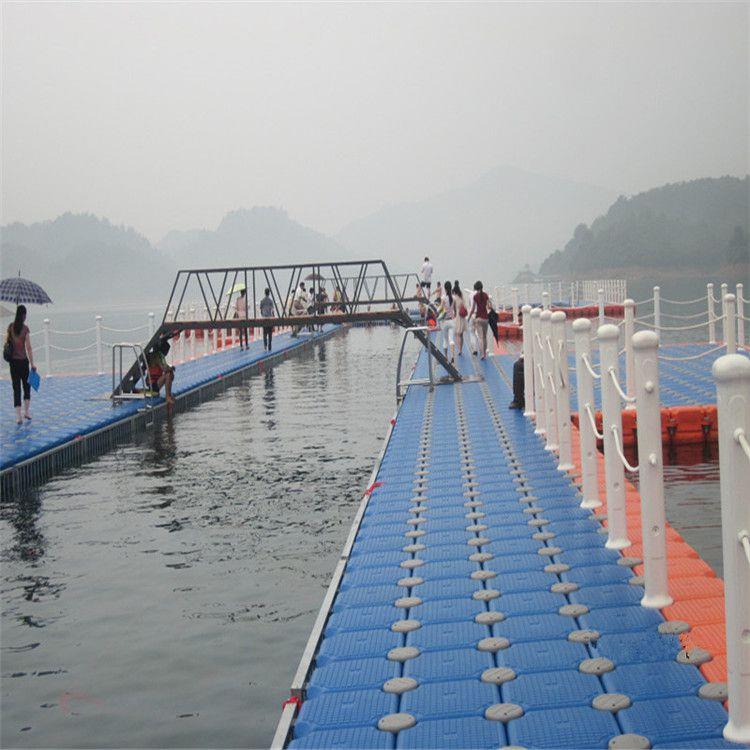 塑料浮箱 水上垂钓平台 浮台码头